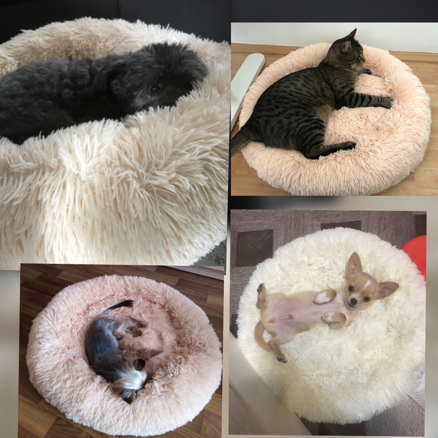 CozyTail™ CloudNest – Ultra Plush Calming Pet Bed